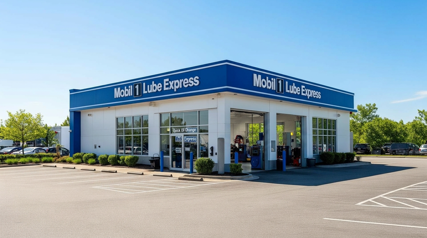 Mobil 1 Lube Express storefront in Springfield, Ohio